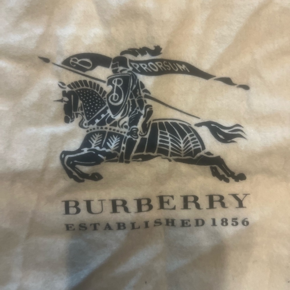Burberry Tan Drawstring Dust Bag